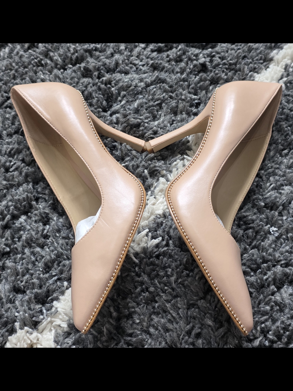 Coach Women's Tan Pointed Toe Pumps in Blush Size 7.5 - Picture 6 of 11